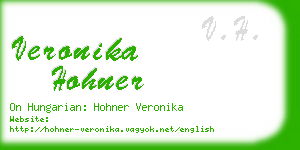 veronika hohner business card